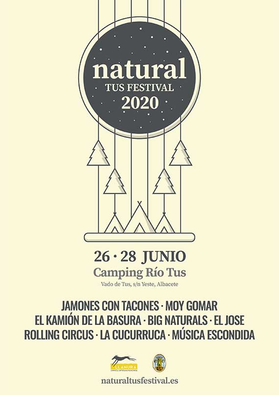 Cartel Natural Tus Festival 2020 Yeste Albacete